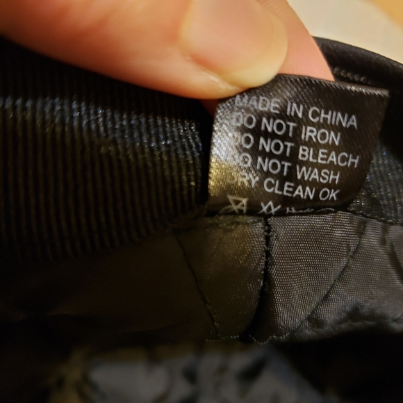 Epoch Faux Leather Newsboys Hat Black size Large - Picture 3 of 6